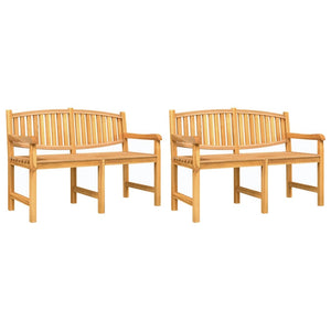 vidaXL 3 Piece Garden Dining Set Solid Wood Teak