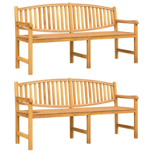 vidaXL 3 Piece Garden Dining Set Solid Wood Teak