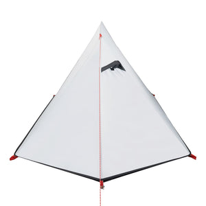 vidaXL Camping Tent Dome 2-Person White Blackout Fabric Waterproof