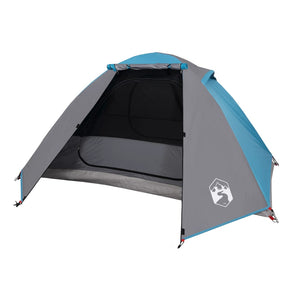 vidaXL Camping Tent Dome 2-Person Blue Waterproof