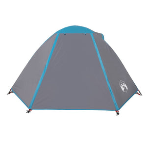 vidaXL Camping Tent Dome 2-Person Blue Waterproof