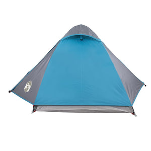 vidaXL Camping Tent Dome 2-Person Blue Waterproof