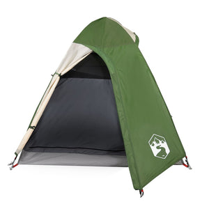 vidaXL Camping Tent Dome 2-Person Green Waterproof