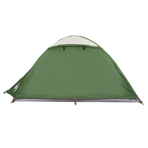 vidaXL Camping Tent Dome 2-Person Green Waterproof