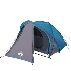 vidaXL Camping Tent Dome 2-Person Blue Waterproof