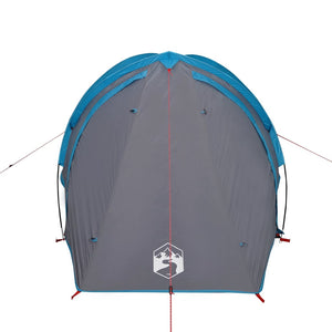 vidaXL Camping Tent Dome 2-Person Blue Waterproof