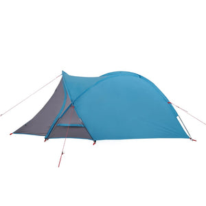 vidaXL Camping Tent Dome 2-Person Blue Waterproof