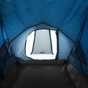 vidaXL Camping Tent Dome 2-Person Blue Waterproof