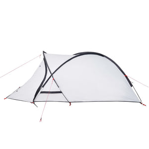 vidaXL Camping Tent Dome 2-Person White Blackout Fabric Waterproof