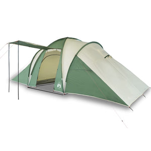 vidaXL Family Tent Dome 6-Person Green Waterproof