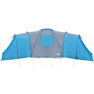 vidaXL Family Tent Dome 12-Person Blue Waterproof