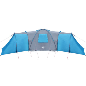 vidaXL Family Tent Dome 12-Person Blue Waterproof