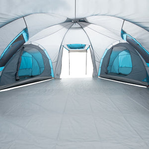 vidaXL Family Tent Dome 12-Person Blue Waterproof