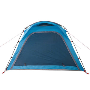 vidaXL Camping Tent 4-Person Blue Quick Release Waterproof