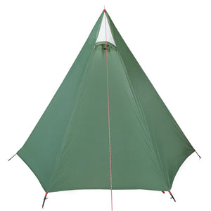 vidaXL Camping Tent 3-Person Green Waterproof