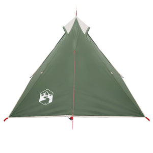 vidaXL Camping Tent Tipi 1-Person Green Waterproof