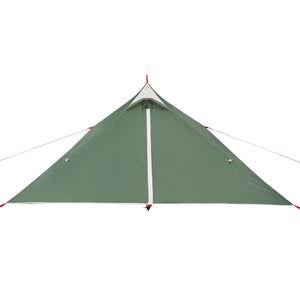 vidaXL Camping Tent Tipi 1-Person Green Waterproof