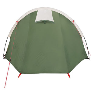 vidaXL Camping Tent Tunnel 4-Person Green Waterproof