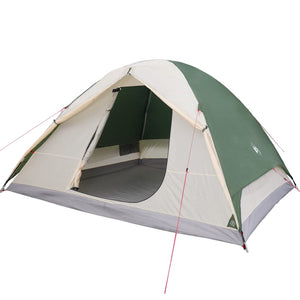 vidaXL Camping Tent Dome 6-Person Green Waterproof