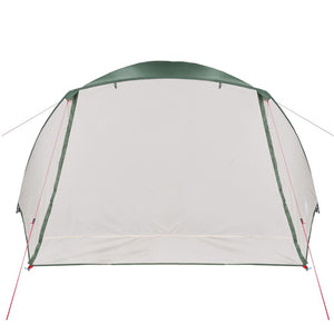 vidaXL Family Tent with Porch 6-Person Green Waterproof