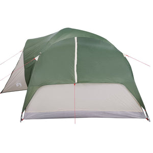 vidaXL Family Tent Crossvent 8-Person Green Waterproof