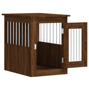 vidaXL Dog Crate Furniture Brown Oak 45x62x59 cm Engineered Wood