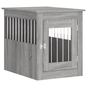 vidaXL Dog Crate Furniture Grey Sonoma 55x75x65 cm Engineered Wood