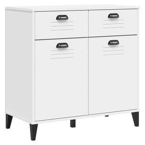 vidaXL Highboard VIKEN White 80x40x190 cm Solid Wood Pine