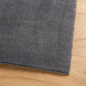 vidaXL Rug HUARTE Short Pile Soft and Washable Anthracite 160x230 cm