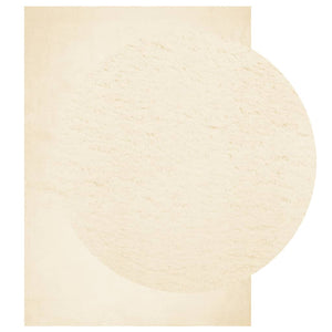 vidaXL Rug HUARTE Short Pile Soft and Washable Cream 200x280 cm