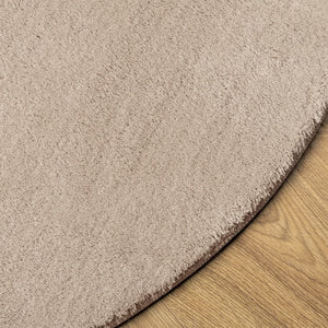 vidaXL Rug HUARTE Short Pile Soft and Washable Sand Ø 80 cm