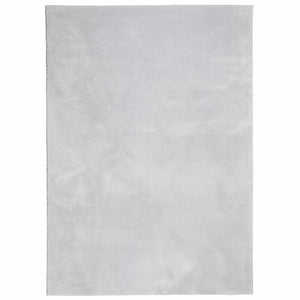 vidaXL Rug HUARTE Short Pile Soft and Washable Grey 140x200 cm