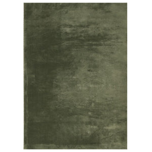 vidaXL Rug HUARTE Short Pile Soft and Washable Forest Green 140x200 cm