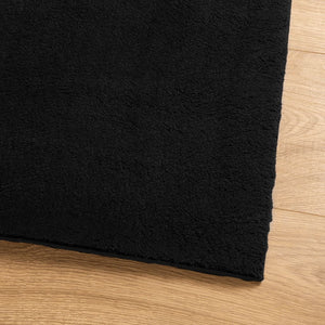 vidaXL Rug HUARTE Short Pile Soft and Washable Black 100x200 cm