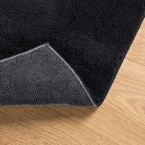 vidaXL Rug HUARTE Short Pile Soft and Washable Black 200x280 cm