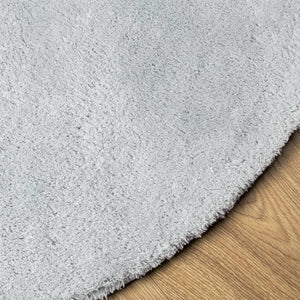 vidaXL Rug HUARTE Short Pile Soft and Washable Blue Ø 100 cm