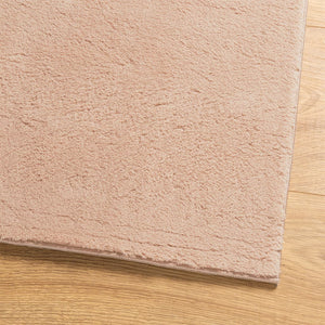 vidaXL Rug HUARTE Short Pile Soft and Washable Blush 240x340 cm