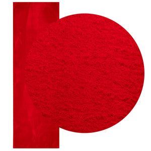 vidaXL Rug HUARTE Short Pile Soft and Washable Red 80x250 cm