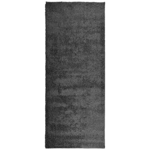 vidaXL Shaggy Rug PAMPLONA High Pile Modern Anthracite 80x200 cm