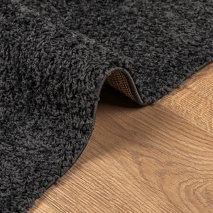 vidaXL Shaggy Rug PAMPLONA High Pile Modern Anthracite 80x200 cm