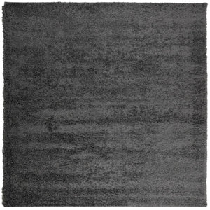 vidaXL Shaggy Rug PAMPLONA High Pile Modern Anthracite 160x160 cm