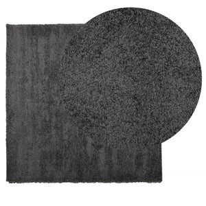 vidaXL Shaggy Rug PAMPLONA High Pile Modern Anthracite 200x200 cm