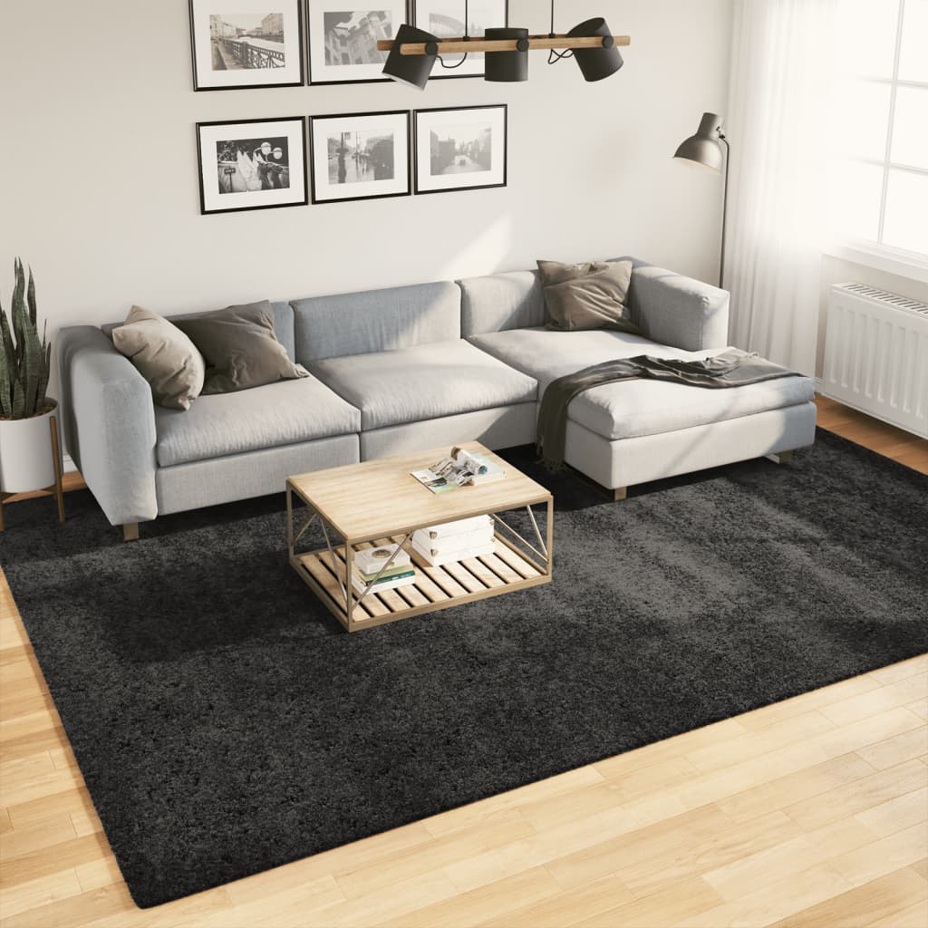 vidaXL Shaggy Rug PAMPLONA High Pile Modern Anthracite 240x340 cm