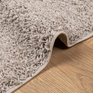 vidaXL Shaggy Rug PAMPLONA High Pile Modern Beige 100x200 cm