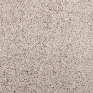 vidaXL Shaggy Rug PAMPLONA High Pile Modern Beige 100x200 cm