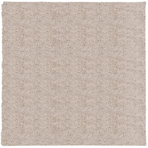 vidaXL Shaggy Rug PAMPLONA High Pile Modern Beige 120x120 cm