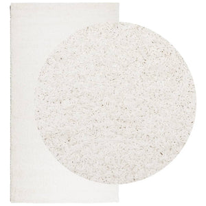 vidaXL Shaggy Rug PAMPLONA High Pile Modern Cream 60x110 cm