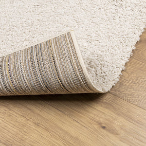 vidaXL Shaggy Rug PAMPLONA High Pile Modern Cream 60x110 cm