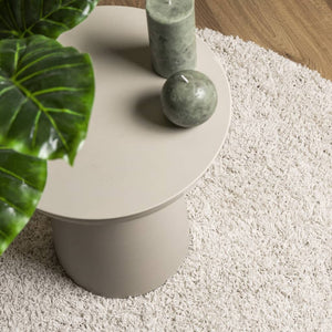 vidaXL Shaggy Rug PAMPLONA High Pile Modern Cream 200x280 cm