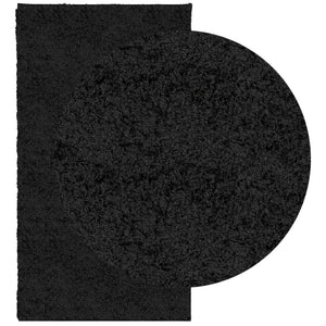 vidaXL Shaggy Rug PAMPLONA High Pile Modern Black 60x110 cm